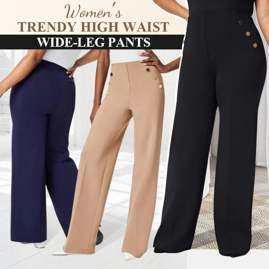 ⏳Limitiertes 50 % Rabatt⏰Damenhose in Übergröße mit hohem Stretchanteil, hoher Taille und weitem Bein👖