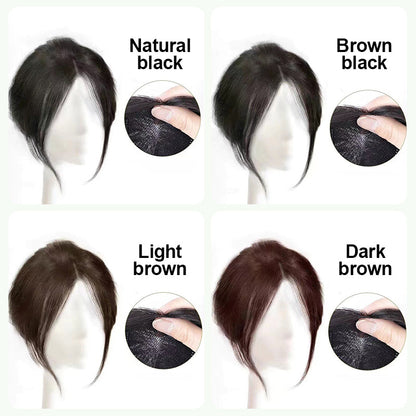 🍃Natürliches Clip-on Teilweise Pony Haarteil
