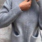 ⏳Limited-time 50% off⏰Strickjacke mit Rundhalsausschnitt und Reißverschluss🧥