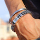 ⏳Limitiertes 50 % Rabatt⏰Tibetisches Gebetsrad Armband – 925 Sterling Silber, Glücksbringer & Valentinstag-Geschenk ⛓️