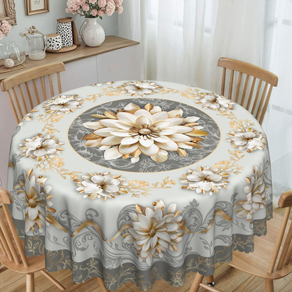⏳Limitiertes 50 % Rabatt⏰Elegante wasserfeste Tischdecke mit Blumenprägung💮