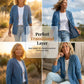 ⏳Limitiertes 50 % Rabatt⏰Klassische Jeansjacke für Damen mit Knopfleiste🧥
