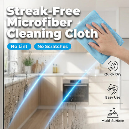 🌟 Hochwertiges Mikrofasertuch 🧽👓 Streifenfrei für Brillen & Bildschirme 🖥️💖