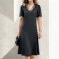 ⏳Limitiertes 50 % Rabatt⏰Elegantes Netzkleid mit V-Ausschnitt für Damen❤️👗