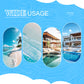 ⏳Limitiertes 50 % Rabatt⏰Aufblasbarer Liegestuhl mit Streifenmuster für den Pool🏊‍♀️⛱️
