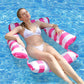 ⏳Limitiertes 50 % Rabatt⏰Aufblasbarer Liegestuhl mit Streifenmuster für den Pool🏊‍♀️⛱️