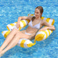 ⏳Limitiertes 50 % Rabatt⏰Aufblasbarer Liegestuhl mit Streifenmuster für den Pool🏊‍♀️⛱️