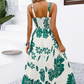 ⏳Limitiertes 50 % Rabatt⏰Damenkleid mit Spaghettiträgern und Blumenmuster🌿👗