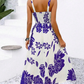 ⏳Limitiertes 50 % Rabatt⏰Damenkleid mit Spaghettiträgern und Blumenmuster🌿👗